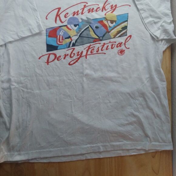 Vintage 80s Kentucky Derby Festival T-Shirt - Picture 2 of 8